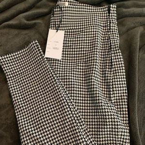 NWT high waisted houndstooth print pants 16/1X